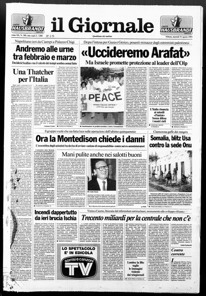 Il giornale : quotidiano del mattino